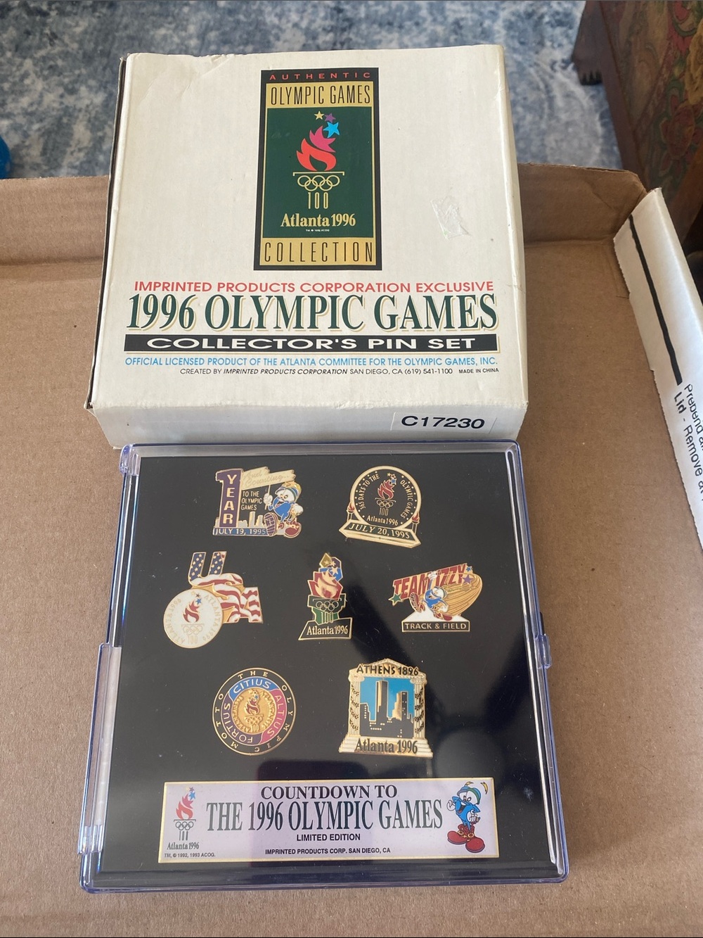 1996 Olympic Games Collector's Pin Set - Atlanta 1996 by Imprinted Products